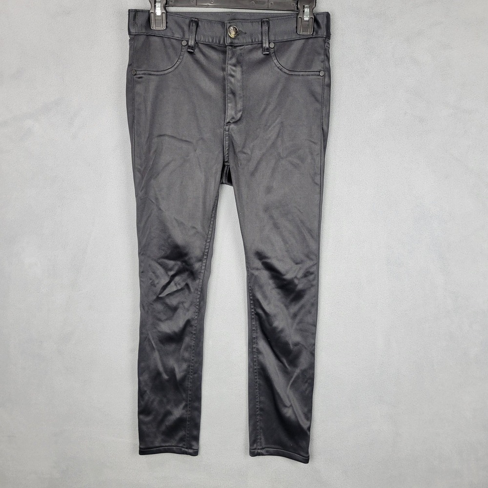 Rag & Bone Pants Womens 25 Black Coated Skinny Stretch Denim Jeans USA